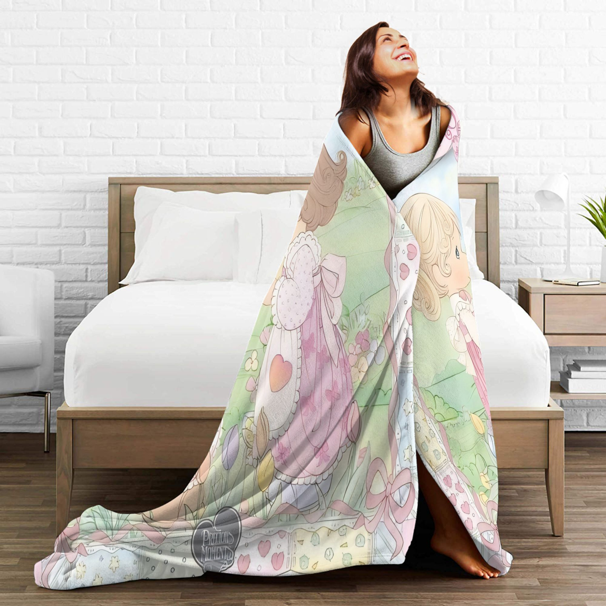 VIKAMA Vintage Precious Moment - Baby Nursery Fabric ulasan dan harga