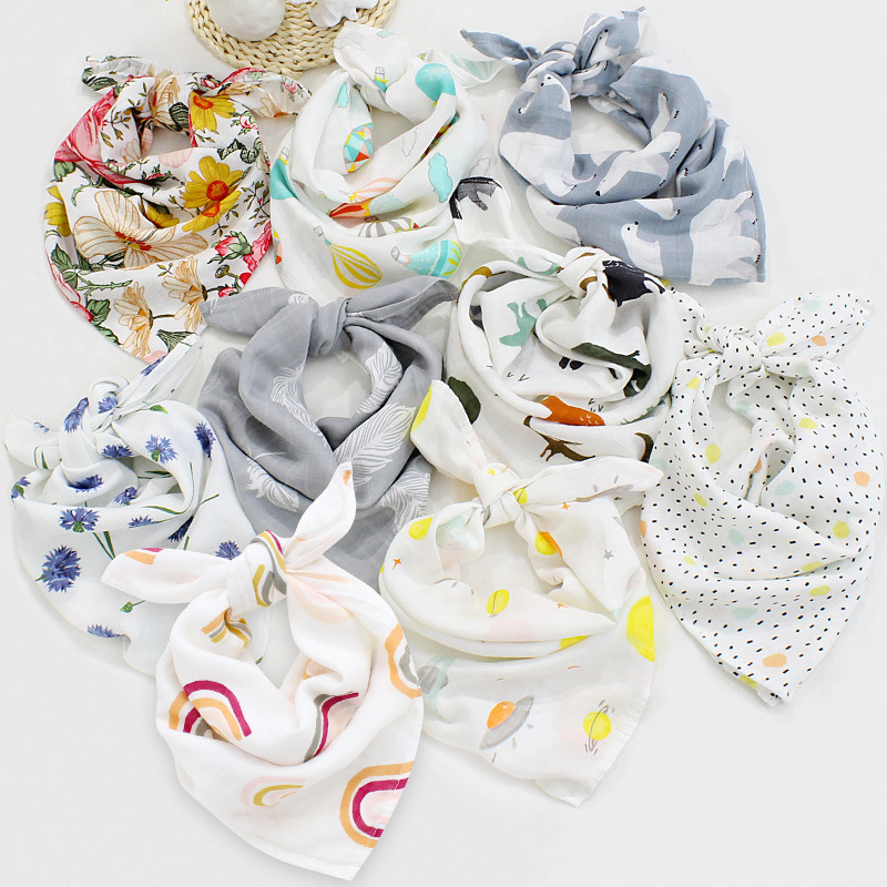 60X60cm Baby Blankets Newborn  - Swaddle Blanket Muslin ulasan dan harga
