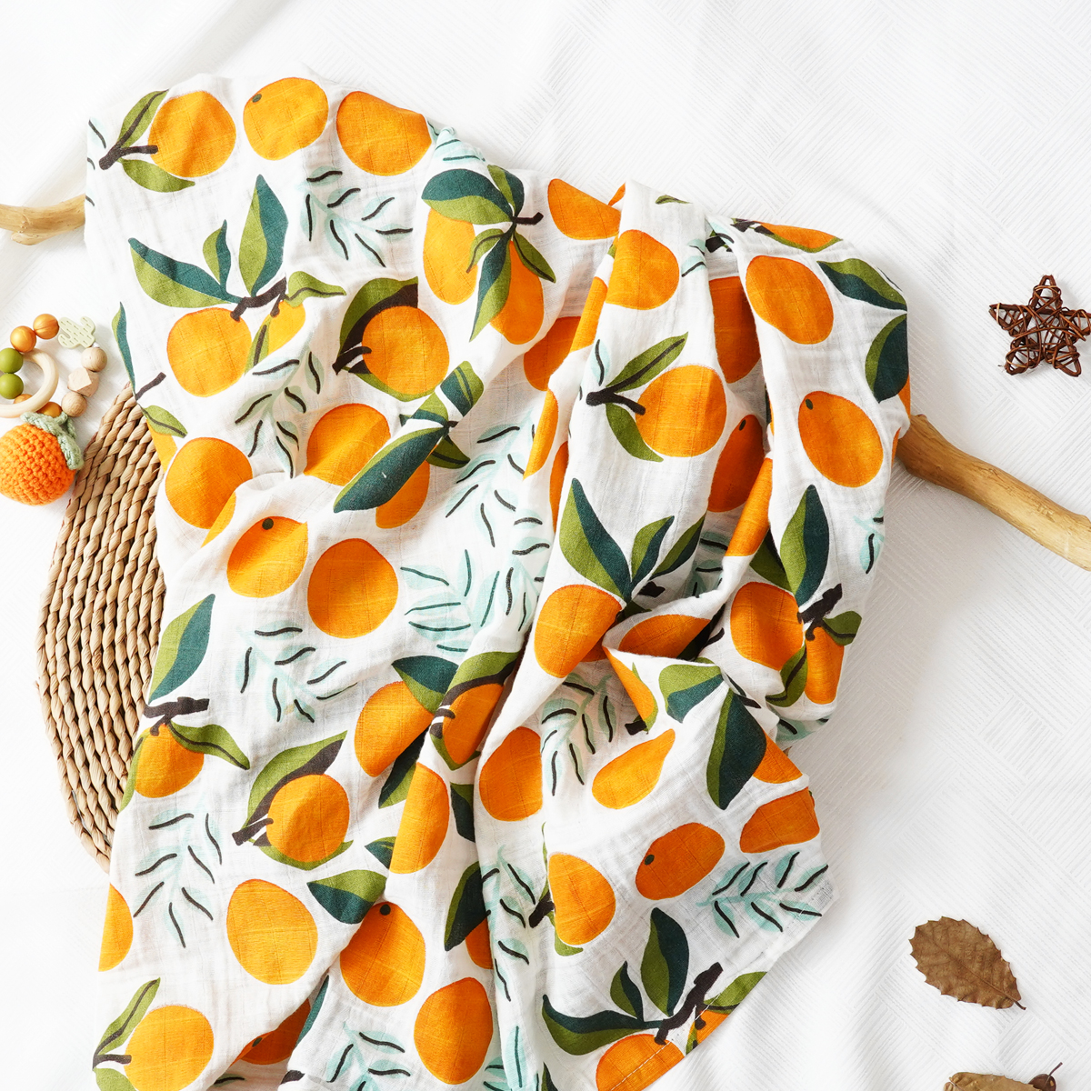 1PCS Baby Muslin Swaddle 120*1 - Swaddle Blanket Muslin ulasan dan harga