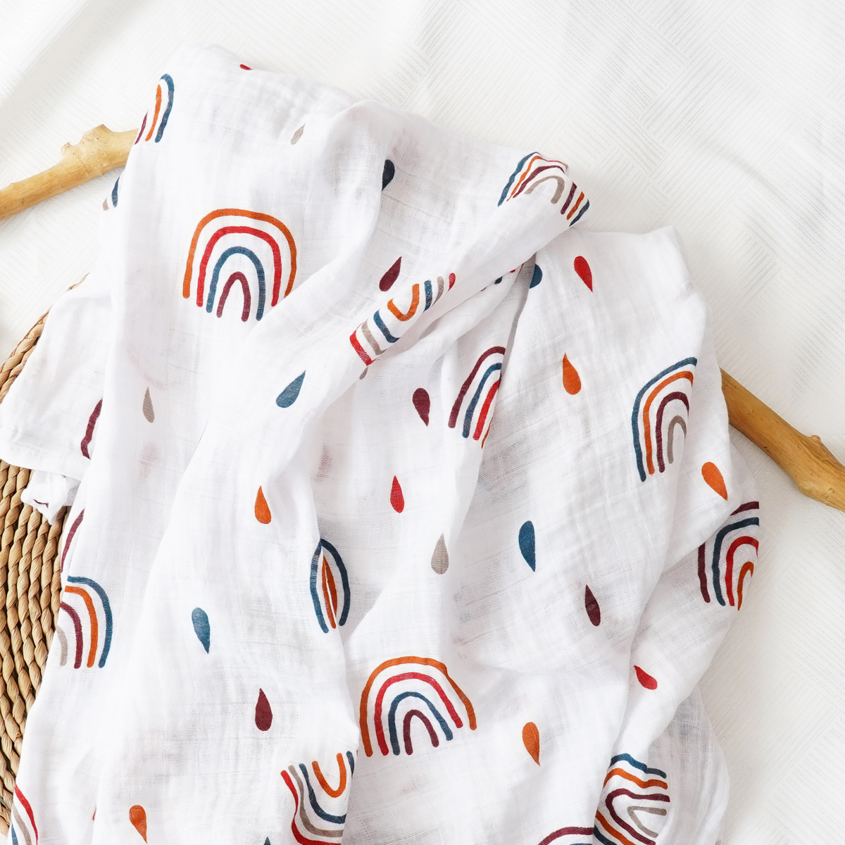 1PCS Baby Muslin Swaddle 120*1 - Swaddle Blanket Muslin ulasan dan harga