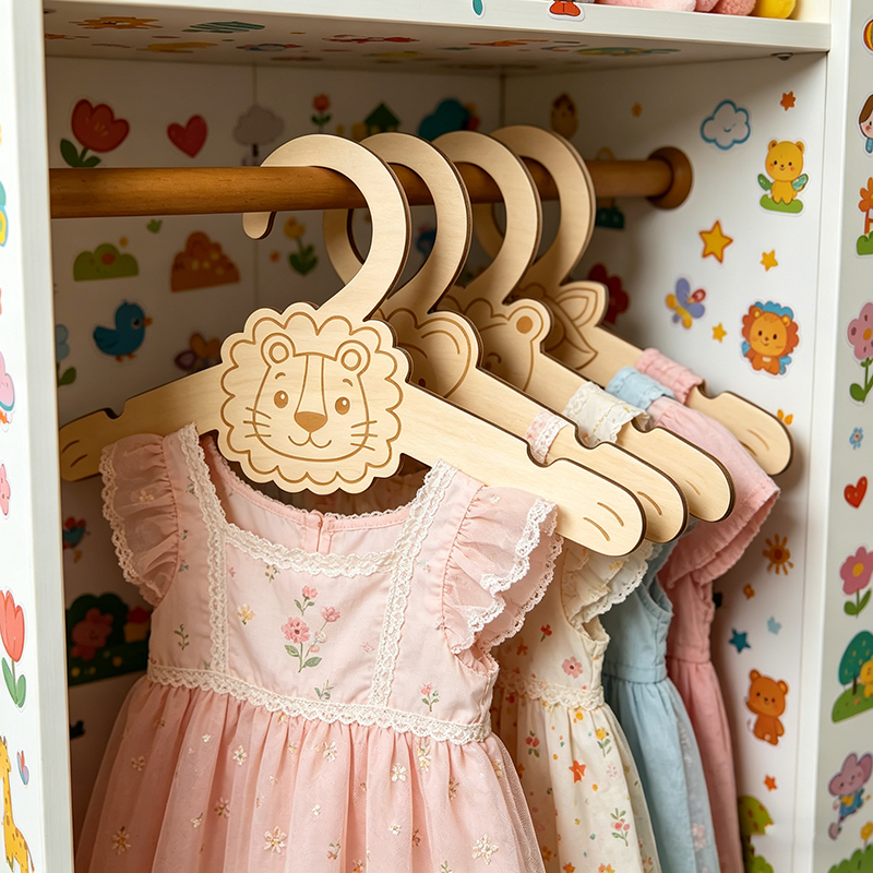 6pcs Jungle Animal Wooden Clot - Baby Nursery Jungle ulasan dan harga