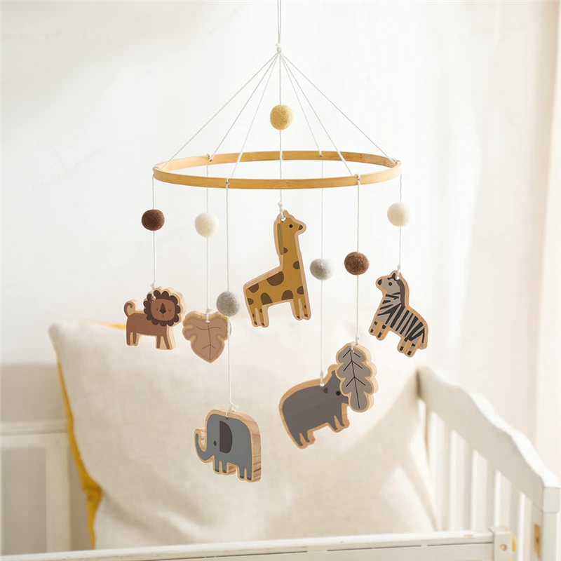 X18A-Baby Mobile For Crib - Ju - Baby Nursery Jungle ulasan dan harga