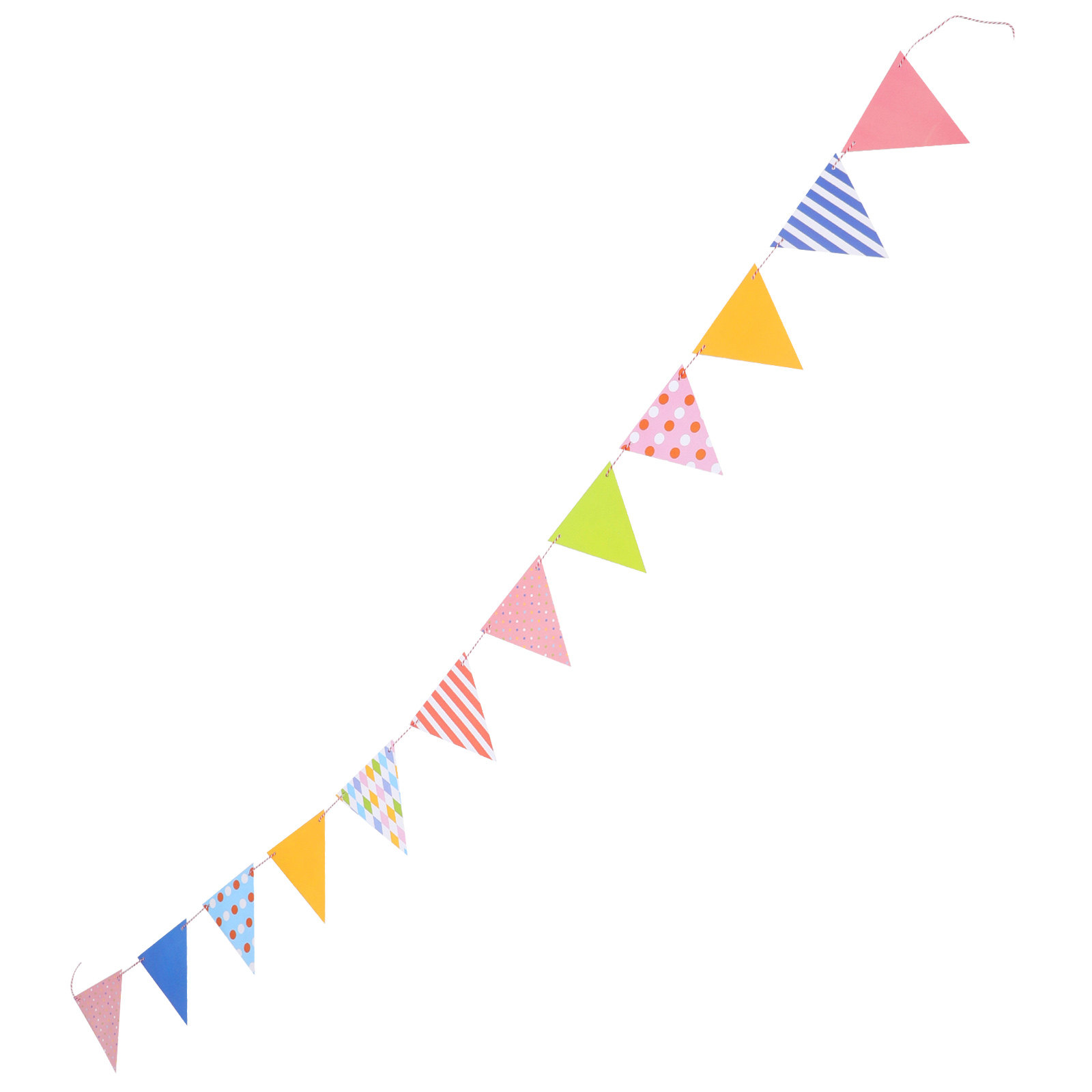 Triangle Paper Bunting Flags G - Baby Nursery Bunting ulasan dan harga