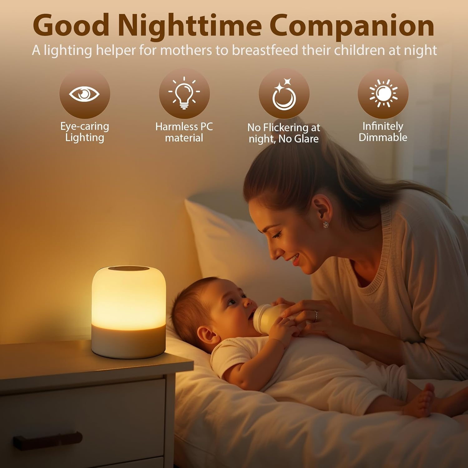 1pcPortable Baby Night Light,3 - Baby Nursery Egg Light ulasan dan harga