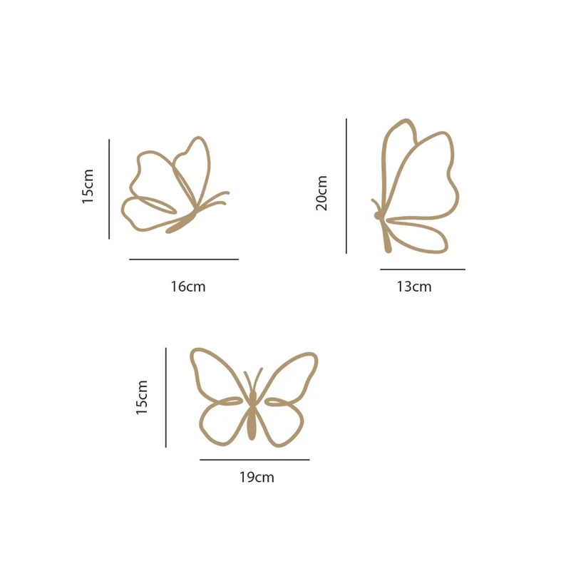 wooden butterflies sign, Woode - Baby Nursery Design ulasan dan harga