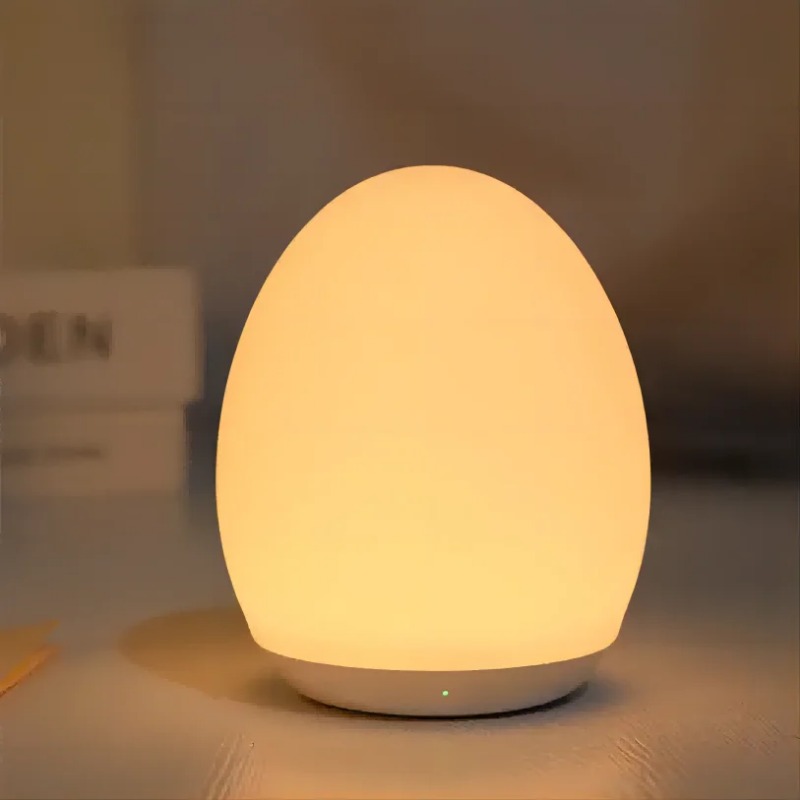 LED Dimmable Bedside Lamp Rech - Baby Nursery Egg Light ulasan dan harga