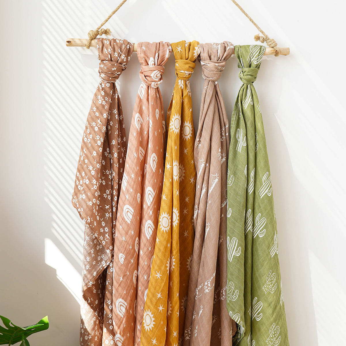 HappyFlute 120x110cm Muslin Ba - Swaddle Blanket Muslin ulasan dan harga