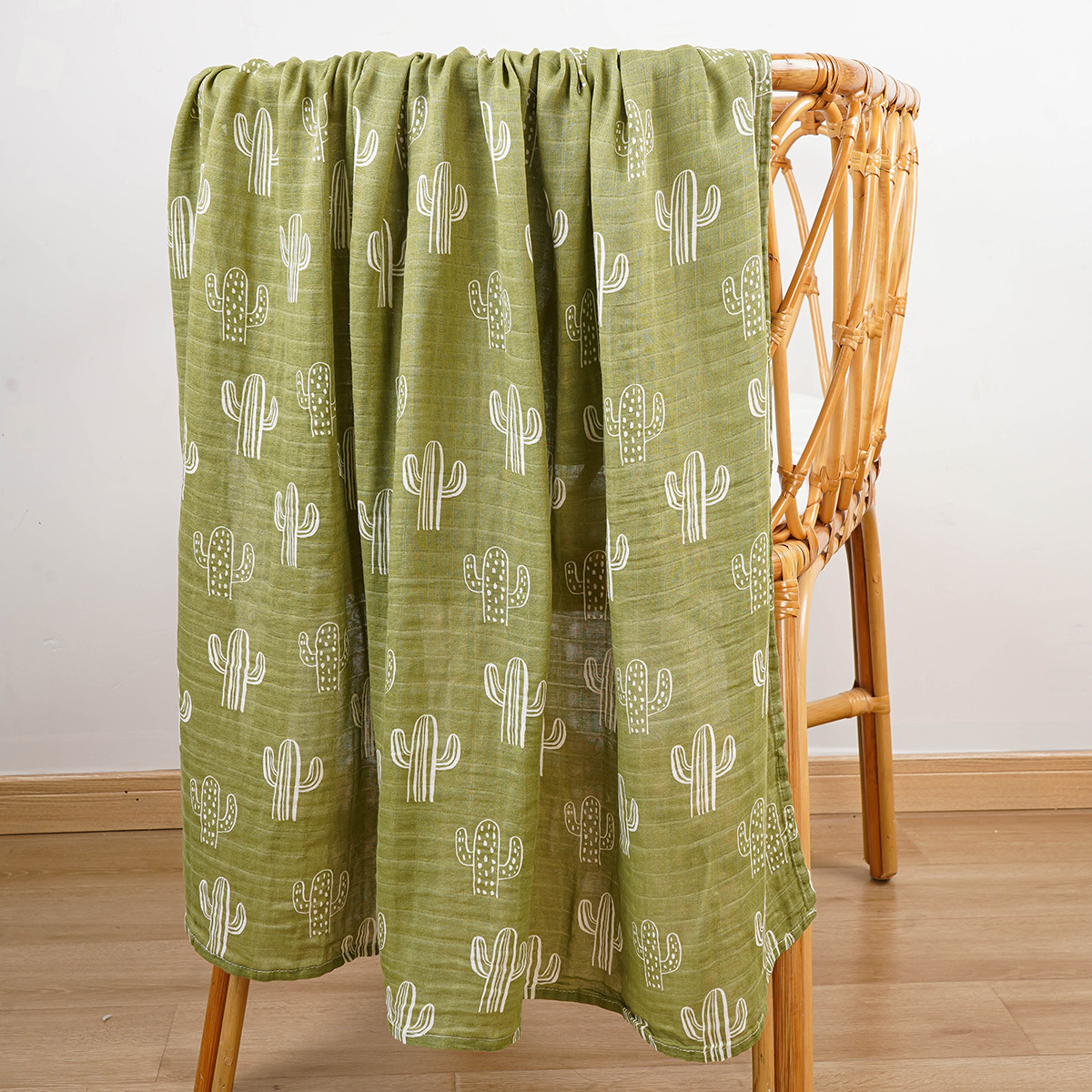 HappyFlute 120x110cm Muslin Ba - Swaddle Blanket Muslin ulasan dan harga