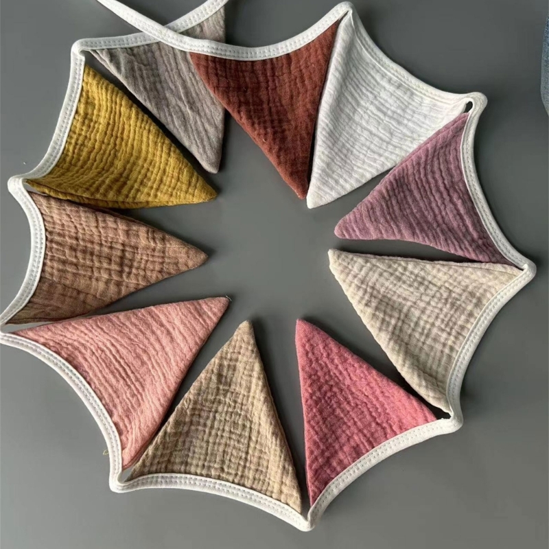 Bunting Banners Cotton Pennant - Baby Nursery Bunting ulasan dan harga