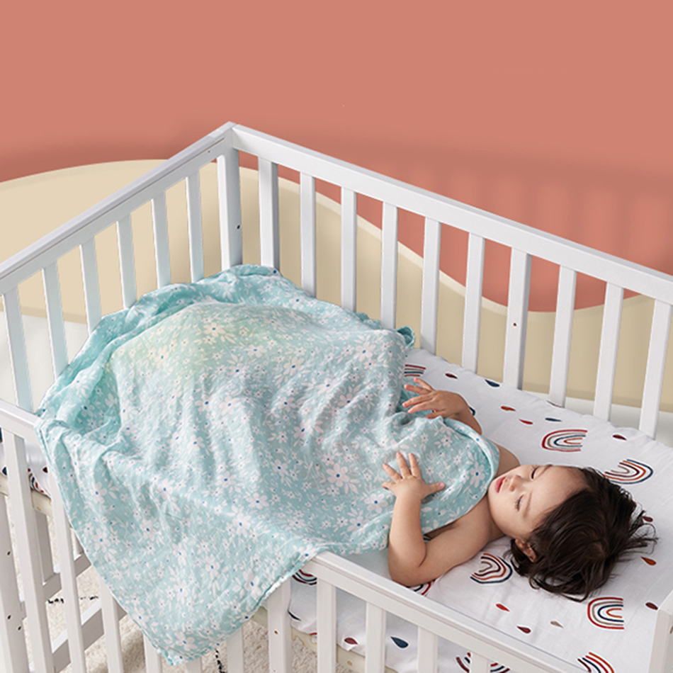 Elinfant Cute Soft Print Baby  - Swaddle Blanket Muslin ulasan dan harga