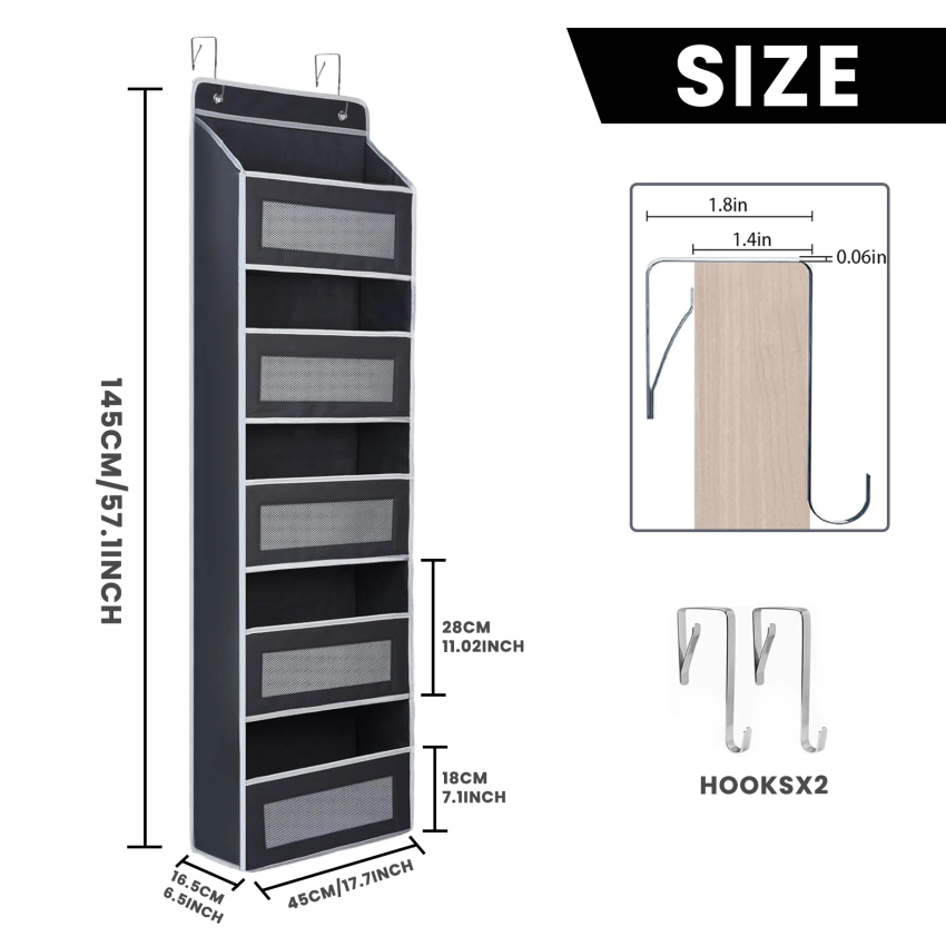Over The Door Storage Organise - Baby Nursery Uniform ulasan dan harga