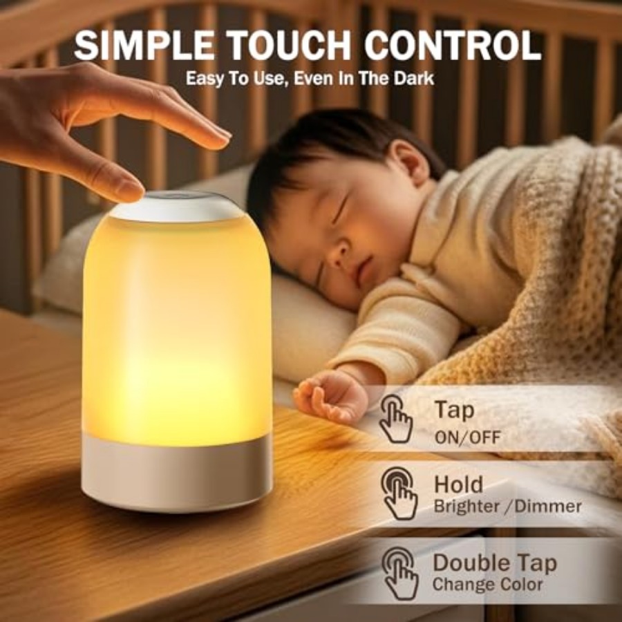 Bedside Touch Night Light, Bab - Baby Nursery Egg Light ulasan dan harga
