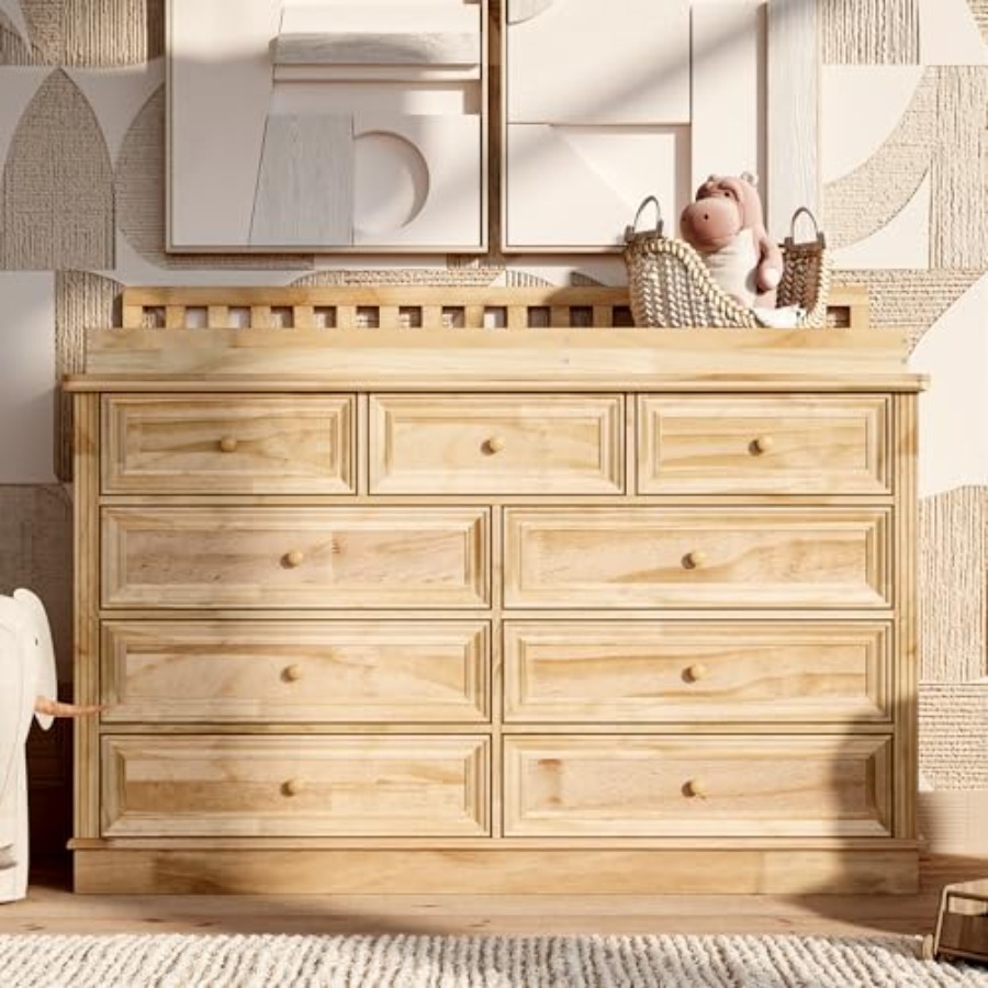 Baby Changing Table Dresser, 1 - Baby Nursery Dresser Changing Table ulasan dan harga