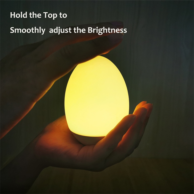 Egg Shaped Tap Night Light Usb - Baby Nursery Egg Light ulasan dan harga