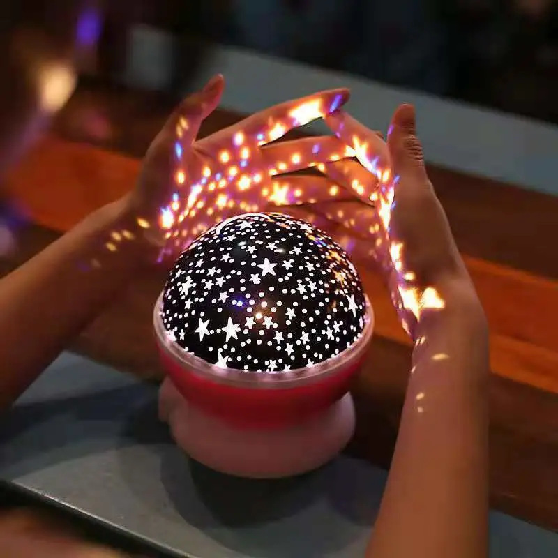 Night Lamp Projector Starry Sk - Baby Nursery Table Lamp ulasan dan harga