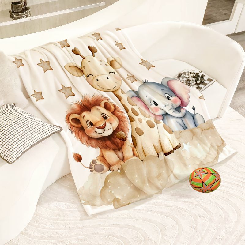 VIKAMA Jungle Animal Print Fla - Baby Nursery Jungle ulasan dan harga