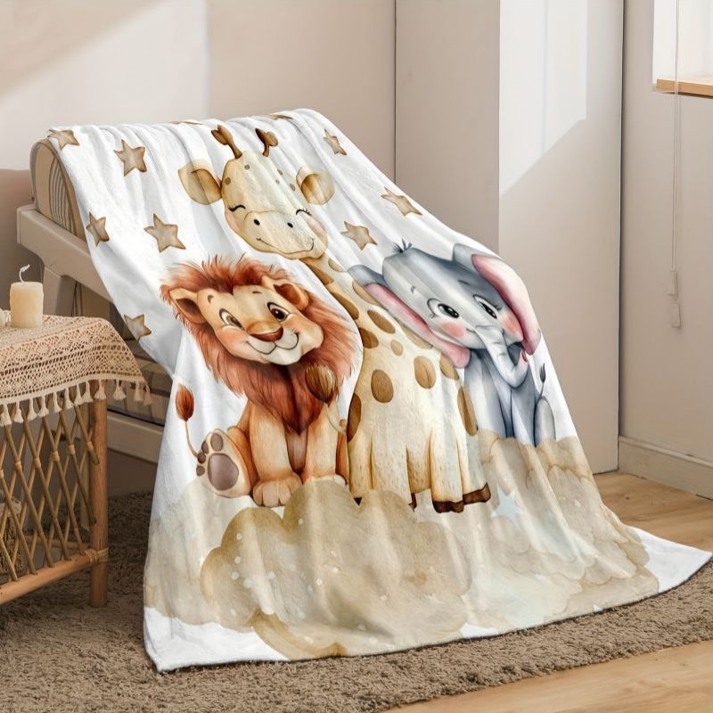 VIKAMA Jungle Animal Print Fla - Baby Nursery Jungle ulasan dan harga