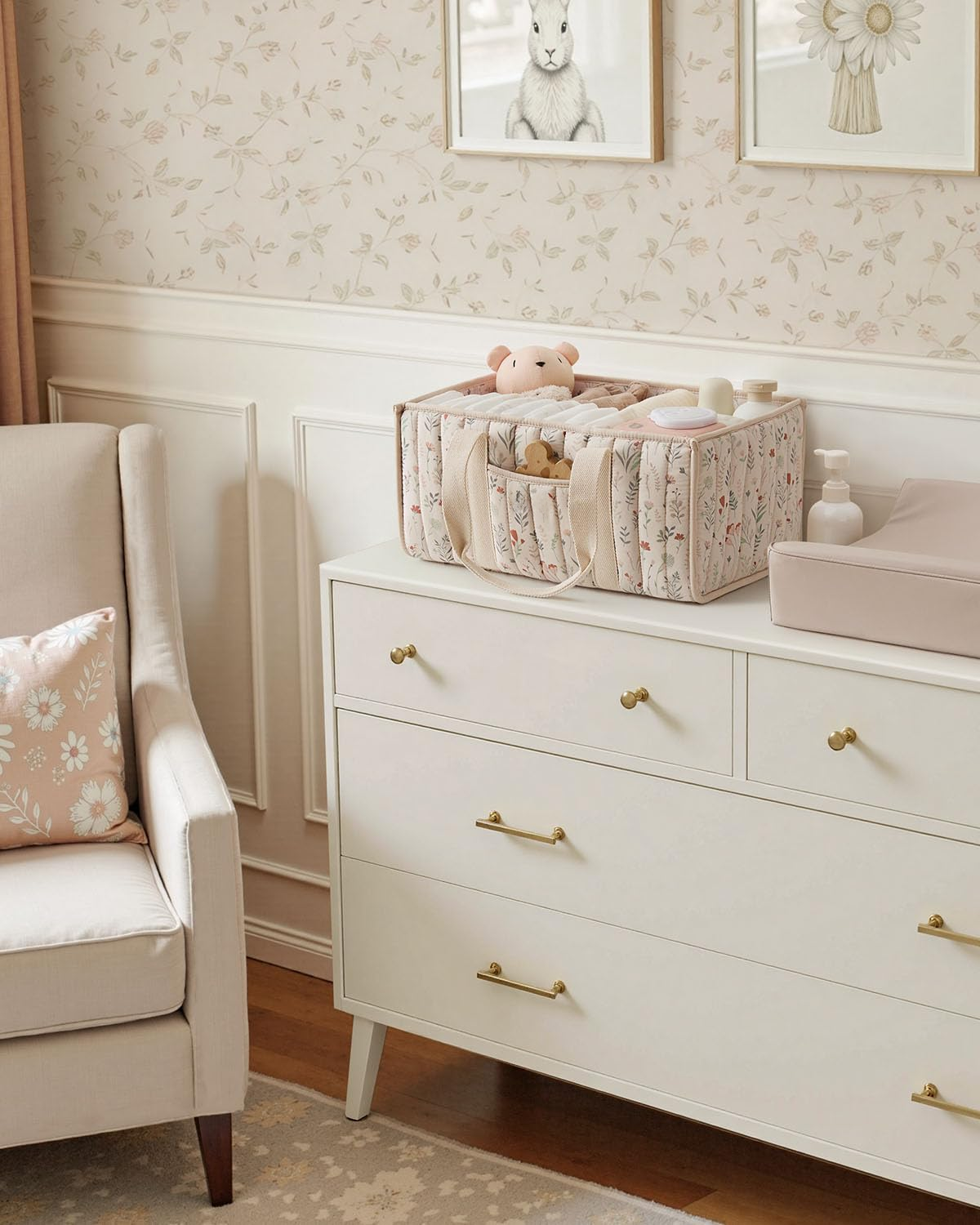 Diaper Caddy Organizer, Stylis - Baby Nursery Storage ulasan dan harga