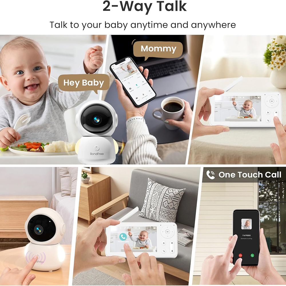 2K Baby Monitor with 2 Cameras - Baby Nursery Design ulasan dan harga