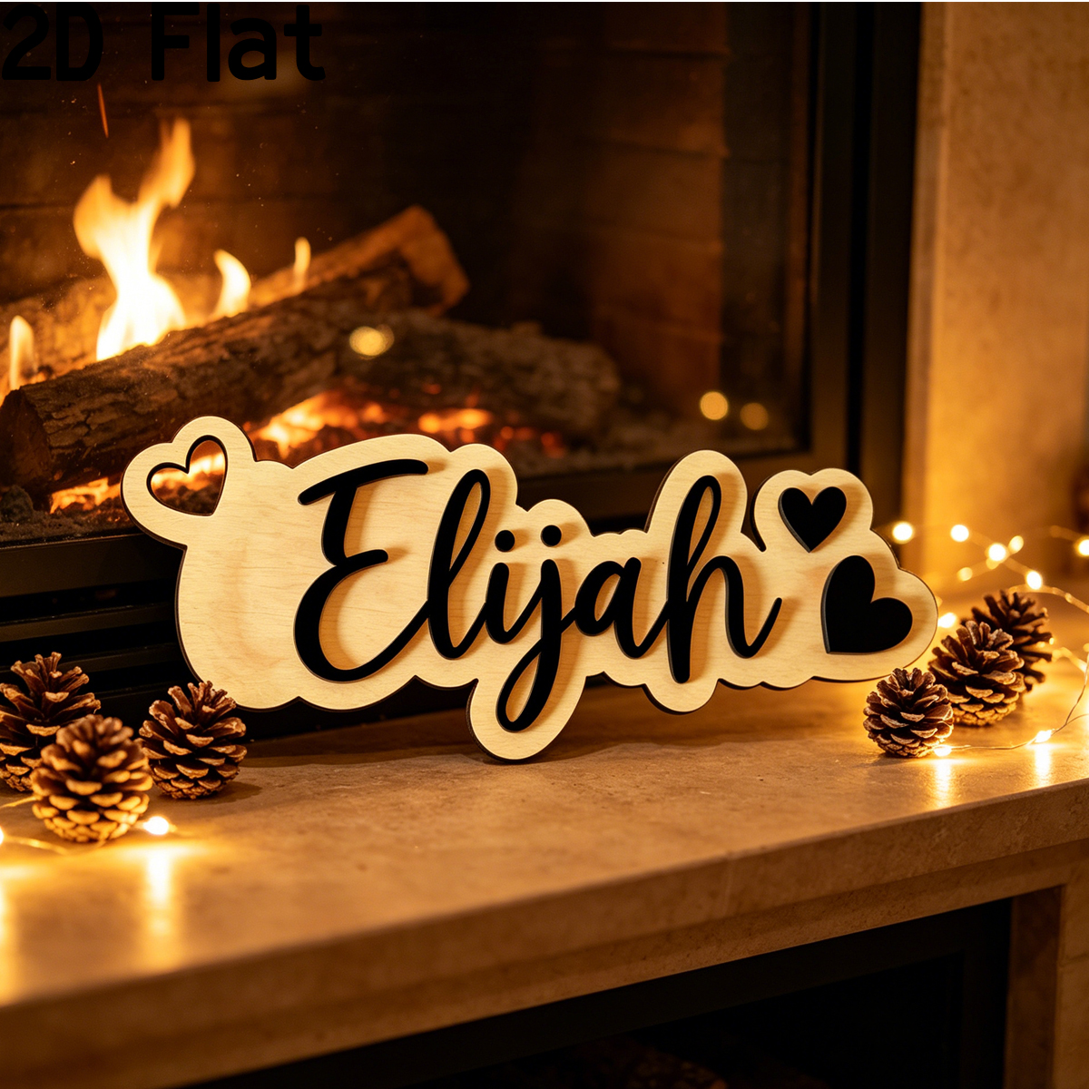 1Pc Custom Love Decor Wooden A - Baby Nursery Wall ulasan dan harga