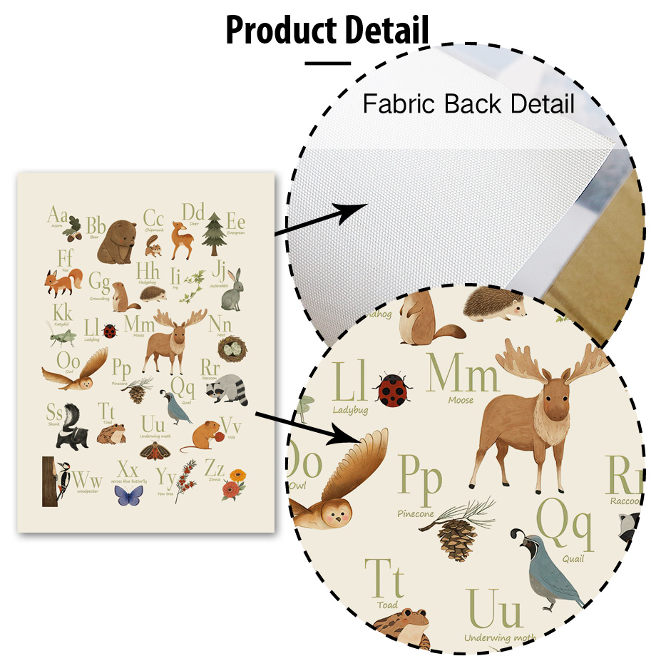 1pc frameless Cute Rabbit Fox  - Baby Nursery Design ulasan dan harga