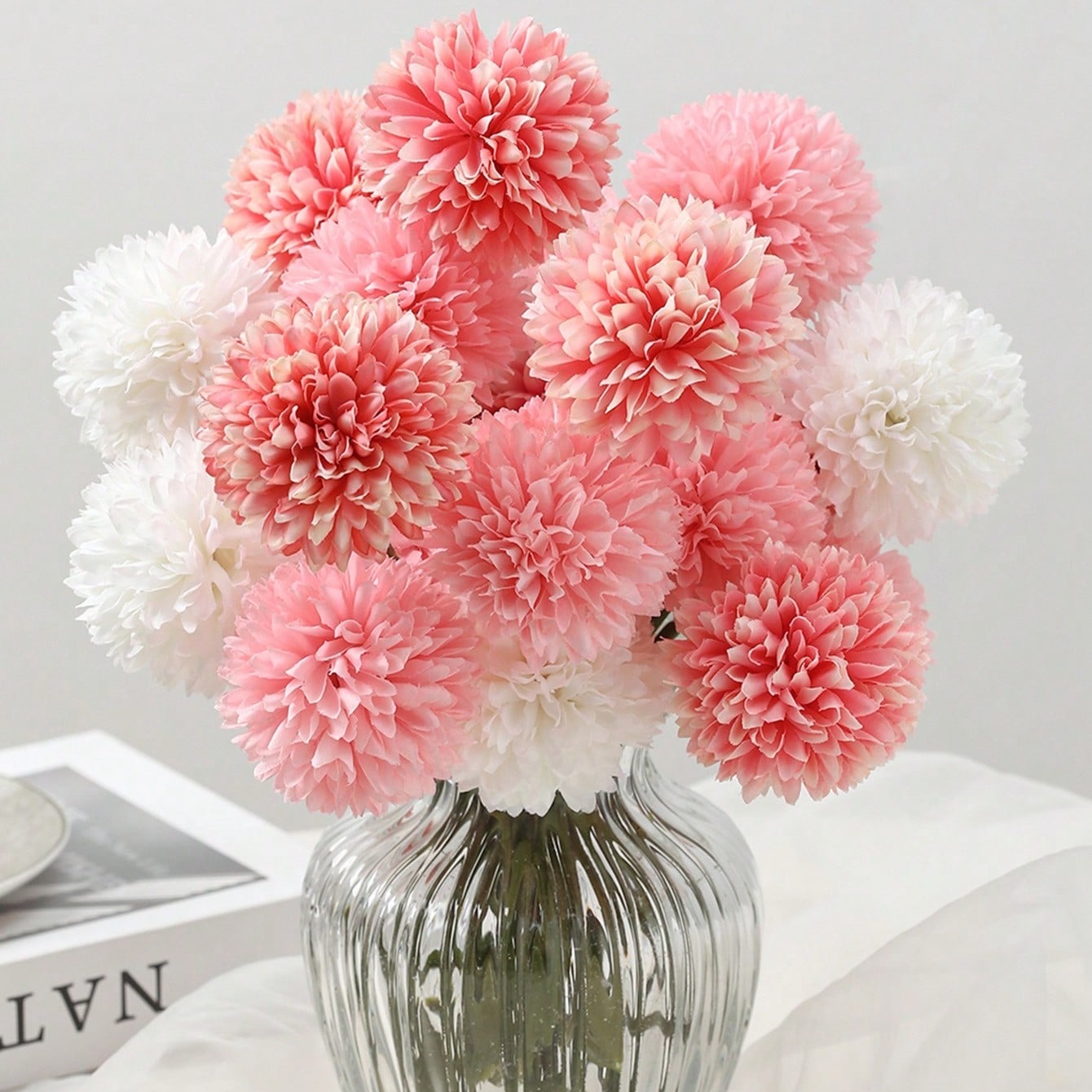 3/5Pcs Hydrangea Artificial Fl - Baby Nursery Fabric ulasan dan harga