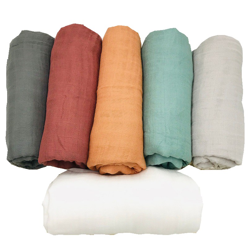 Pure Black Color Baby Wrap Ult - Swaddle Blanket Muslin ulasan dan harga