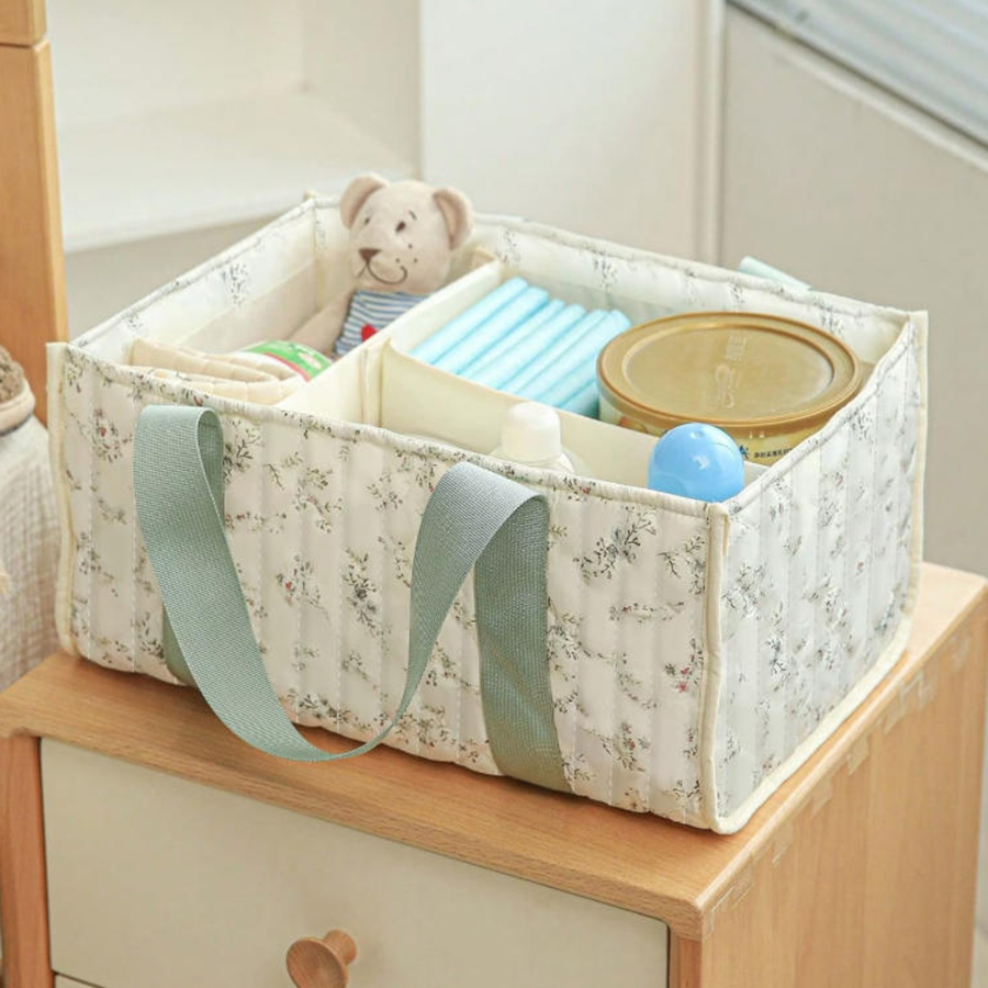 Floral Diaper Caddy Organizer, - Baby Nursery Storage ulasan dan harga