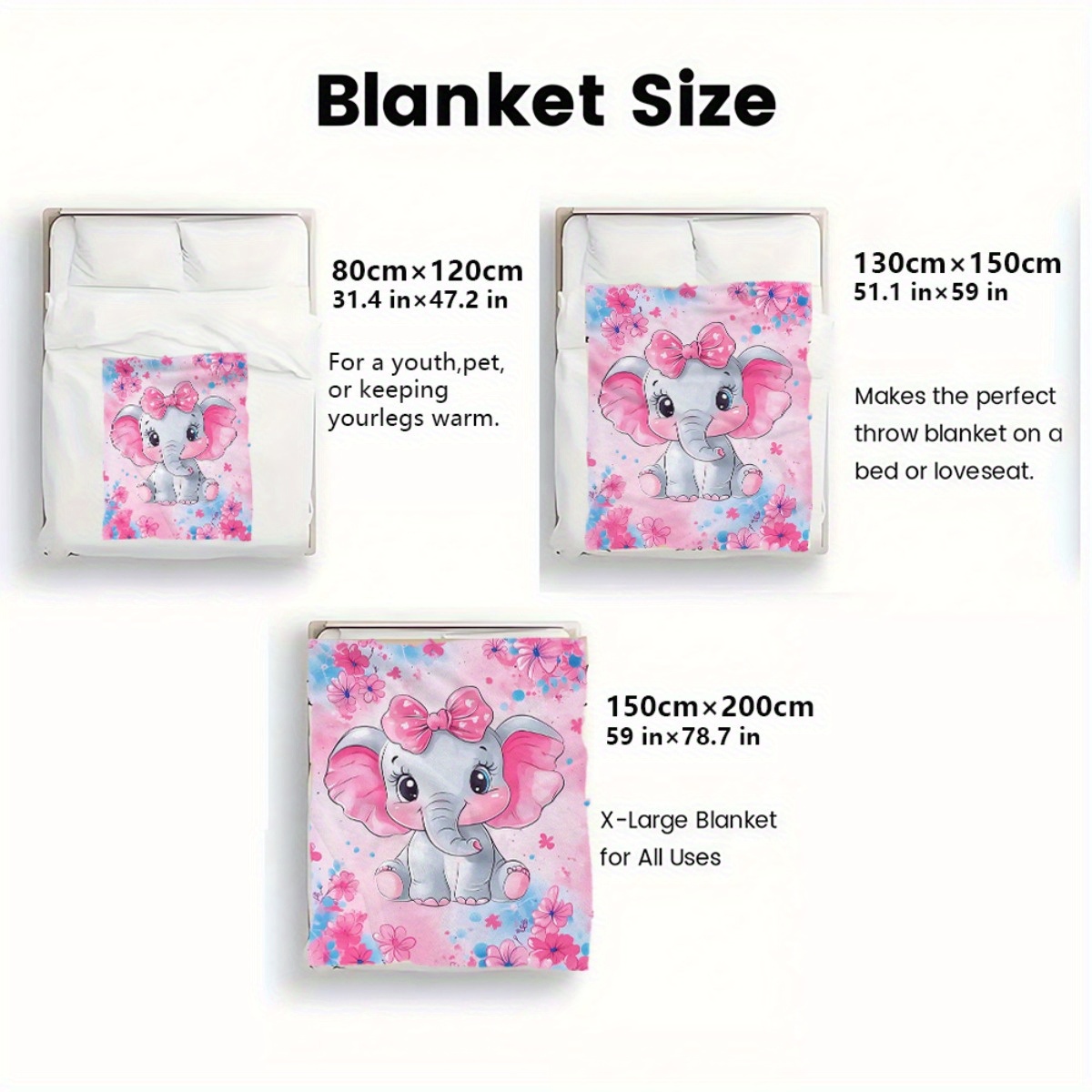 1pc Cute Pink Elephant with Bo - Baby Nursery Themes Girl ulasan dan harga