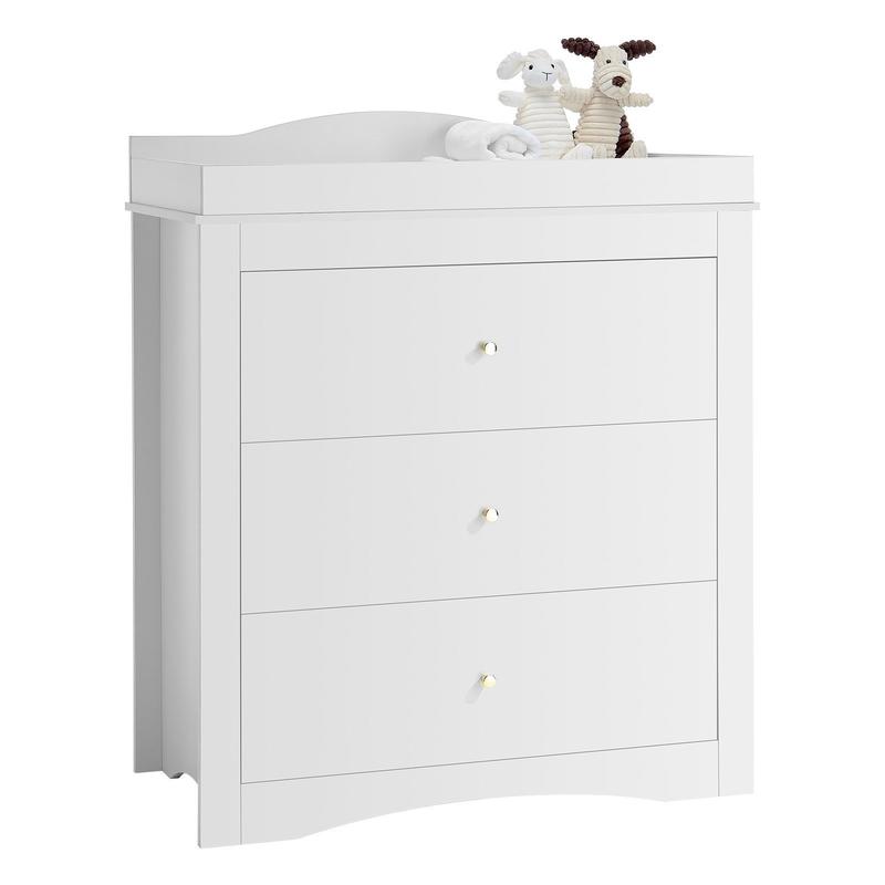 Changing Table Dresser, Baby D - Baby Nursery Dresser Changing Table ulasan dan harga