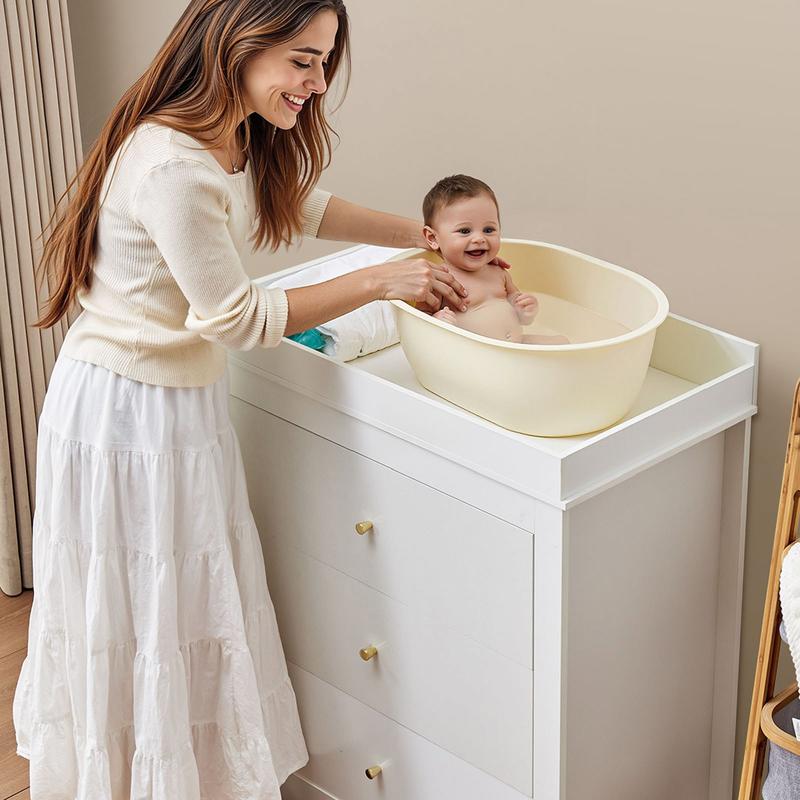 Changing Table Dresser, Baby D - Baby Nursery Dresser Changing Table ulasan dan harga