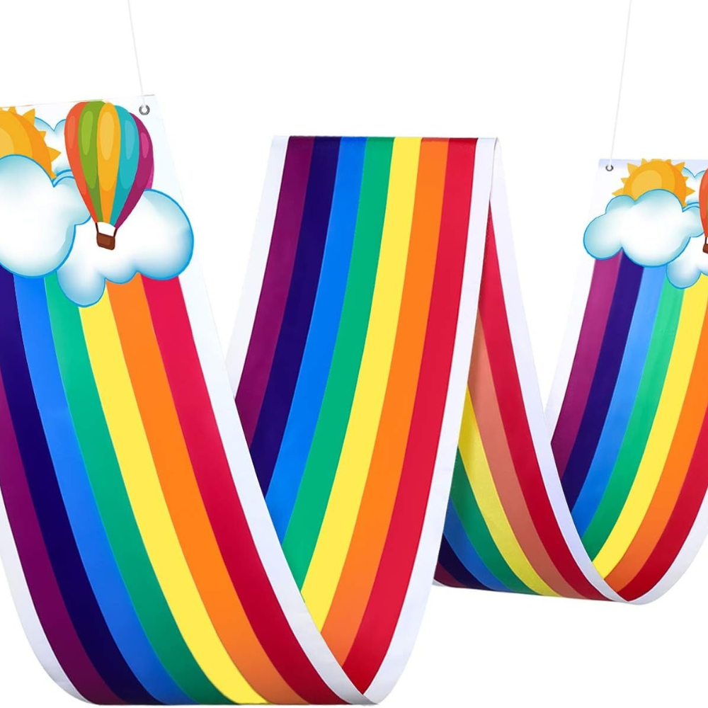 11.8ft Rainbow Ceiling Hanging - Baby Nursery Bunting ulasan dan harga