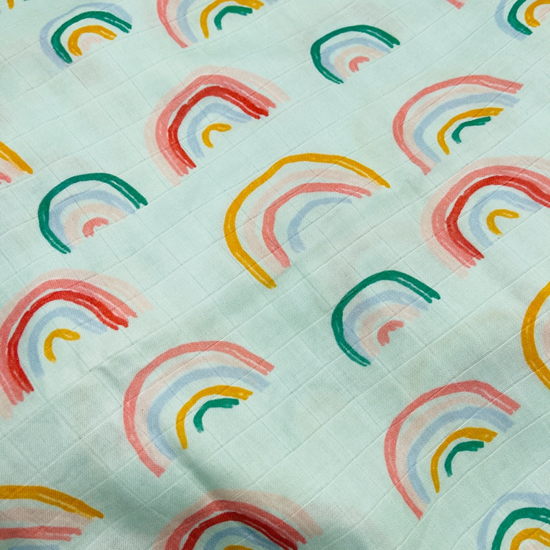 Digital Printing Soft Baby Mus - Swaddle Blanket Muslin ulasan dan harga